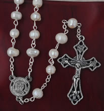 Pearl beads rosary